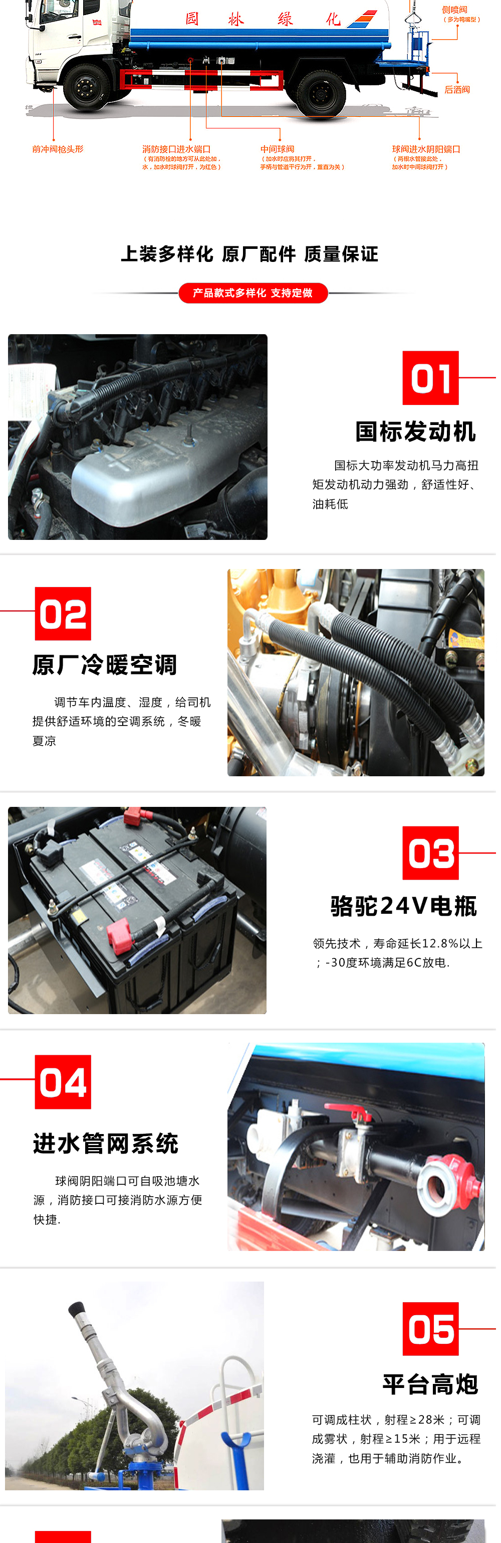 東風(fēng)D9新款10-12噸灑水車